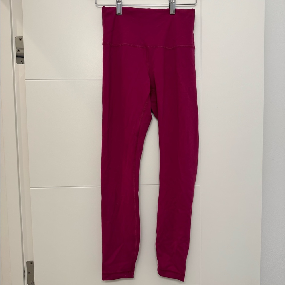 Lululemon Wunder Train HR 25” Leggings - Magenta Purple Size 6